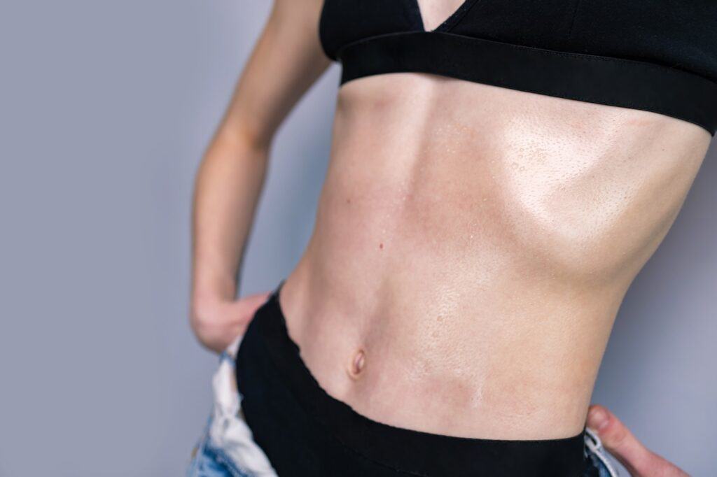 fit woman in gym clothes