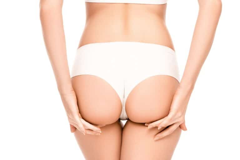 woman flaunting buttocks