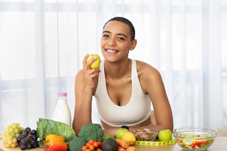 woman healthy diet for recovery