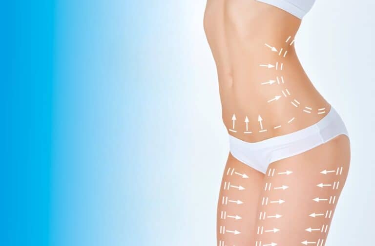 contoured woman body